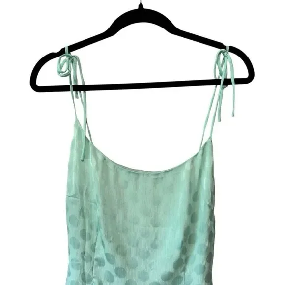 Nasty Gal Jacquard Polka Dot Mini Satin Slip Dress - Picture 5 of 8